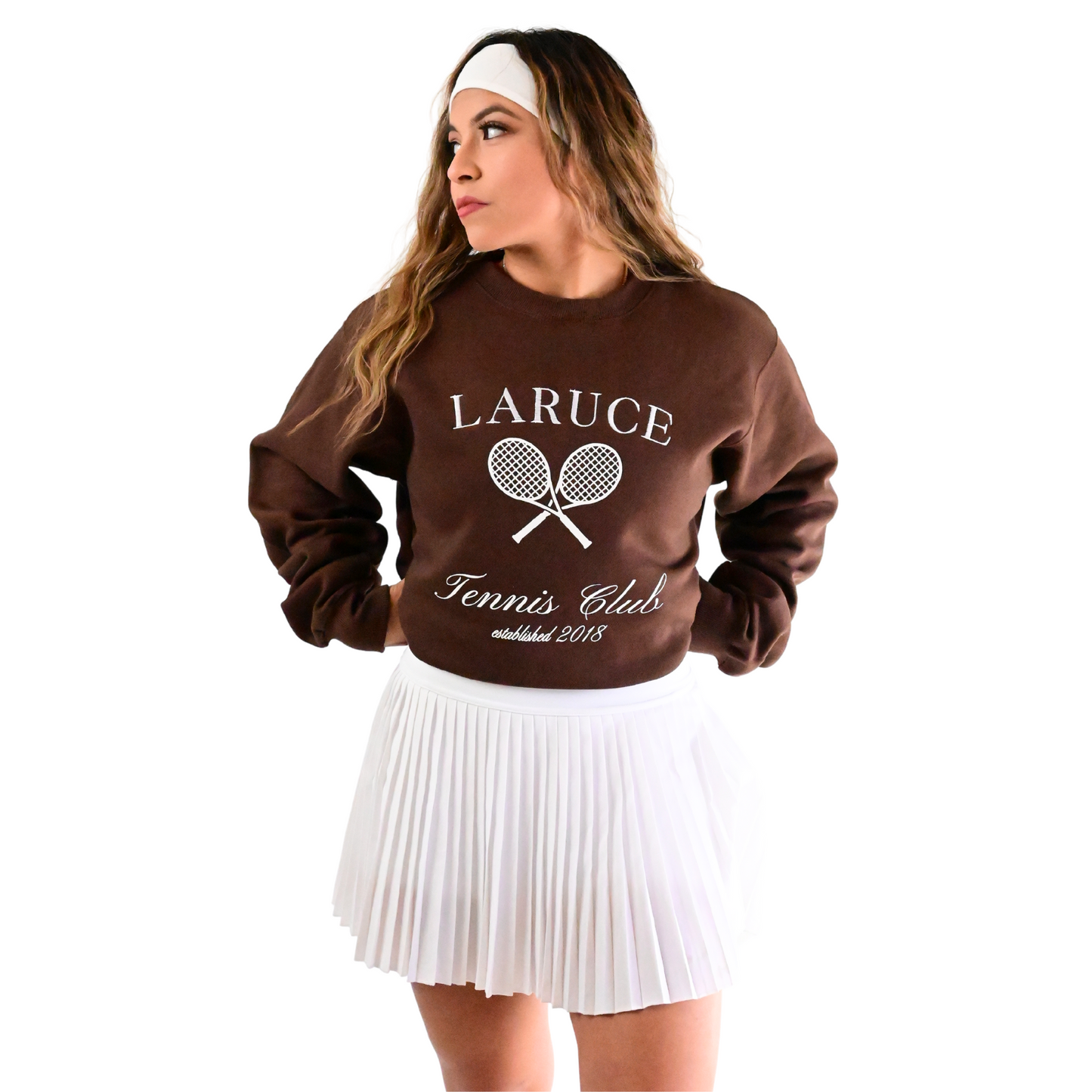 Laruce Tennis Club Crewneck - Brown